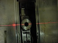 Beam-Stop-laser-rough-align-to-wall-beam-line-1