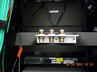 Mu2e DAQ Room Heliax N Connector Relay Rack Panel 007